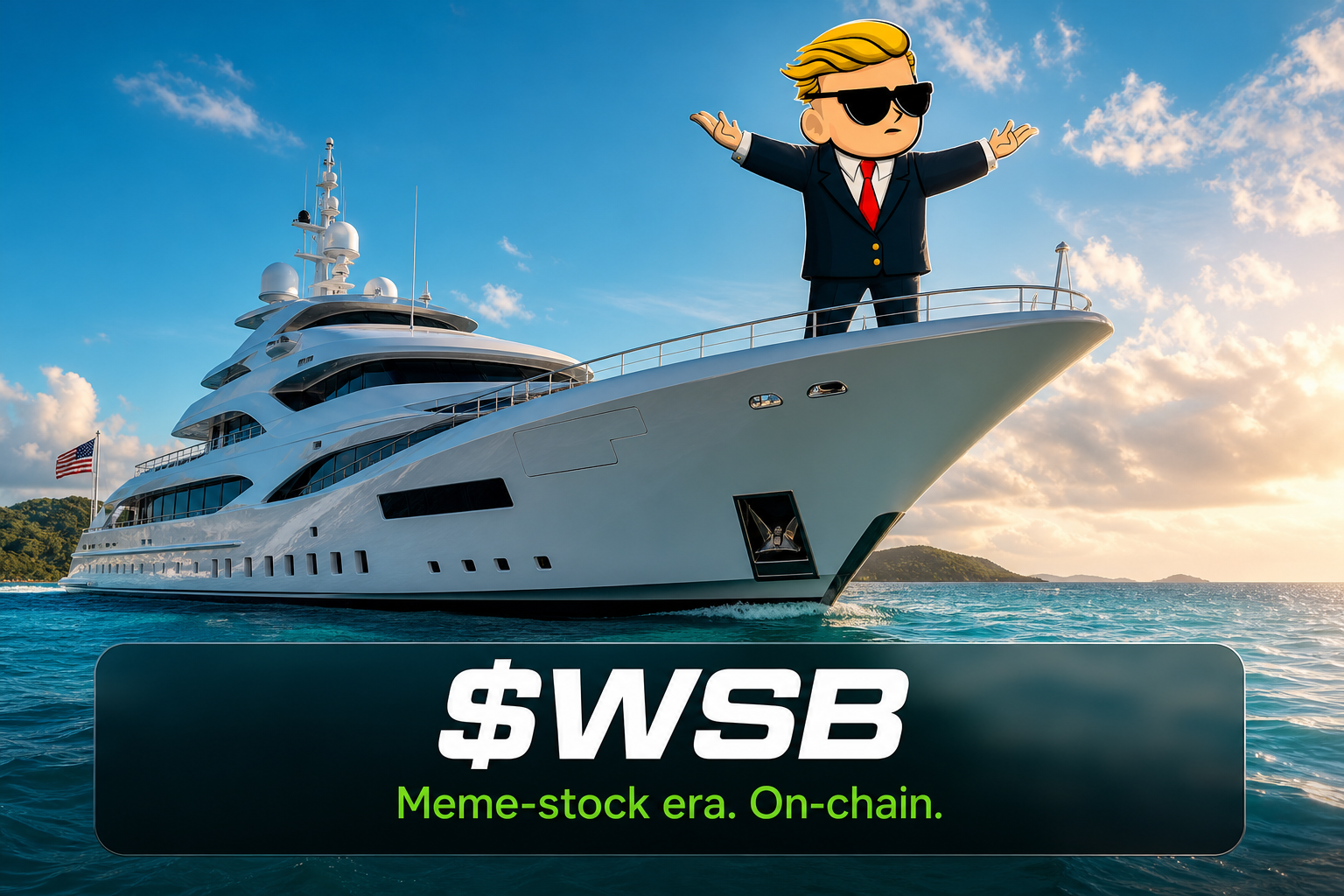 $WSB yacht hero Twitter post